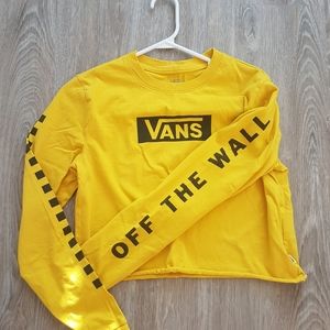 Vans off the wall cropped tee